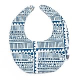 ベビースタイ リバーシブル 切手 ターコイズ/イエロー BABY BIB postimerkki turquoise/yellow STUDIO HILLA