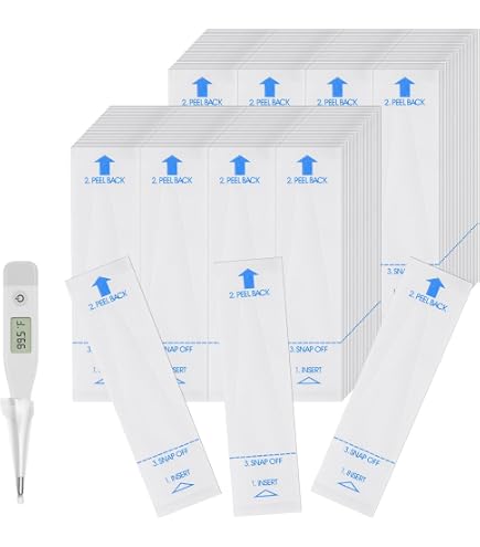 Amazon.co.jp: HEALLILY 使い捨てプローブカバー 200個 デジタル温度計