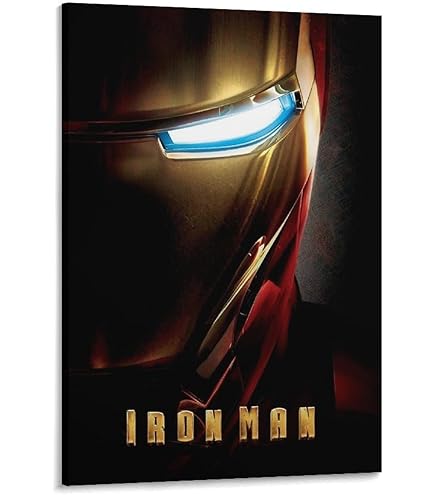 Amazon.co.jp: アベンジャーズ アイアンマン 巨大 A1 キャンバスアート