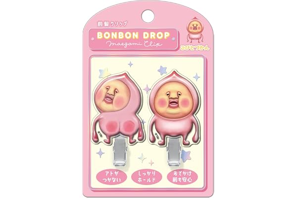クーリア ヘアクリップ ボンボンドロップ前髪クリップ こびとづかん カクレモモジリＡ 14011