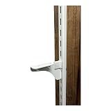和気産業(Waki Sangyo) 1X4ピラシェル棚受 棚受け金具 1X4材 1枚用 左 84mm ピラシェルシリーズ 棚板 壁面 収納 1枚入 白 WPS018