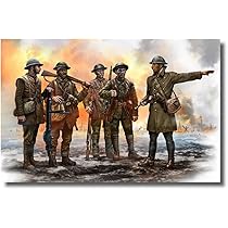 Amazon | マスターボックス 1/35 イギリス 歩兵部隊5体 ソンム