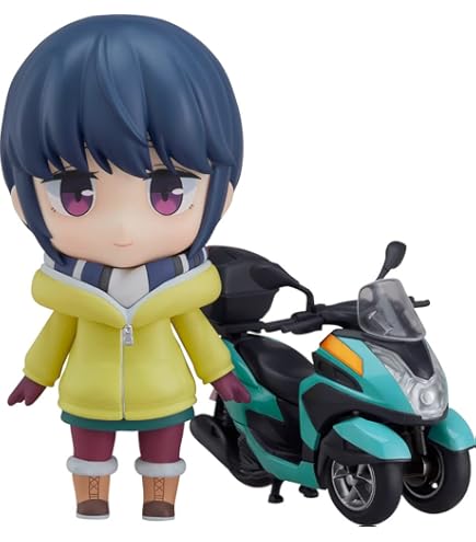 ゆるキャン 志摩リン with 三輪バイク 1 10 完成品フィギュア ホビー