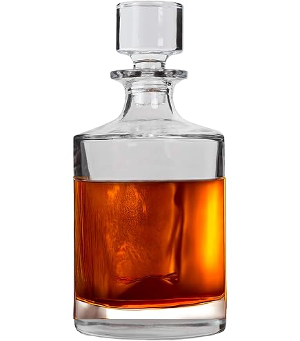 Whiskey Peaks Denali Dekanter Aus Bleifreiem Kristall – 1,5 Liter Mundgeblasenes Design-Glas