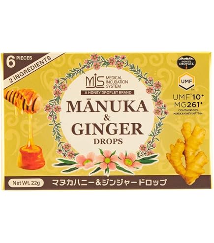 Amazon.co.jp: マヌカハニー＆ゆず ドロップ 6粒 : 食品・飲料・お酒