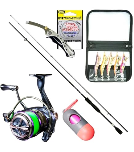 Amazon.co.jp: シマノ ルアーマチック86ML エギングタックル入門セット