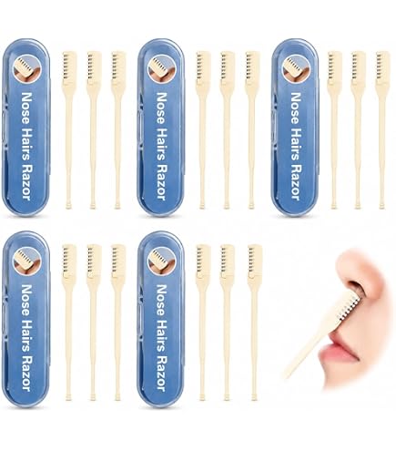 Amazon.co.jp: 鼻毛カッター 両頭 エチケットカッター 5本セット 360度