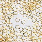 ファイニエ 二重丸カン ゴールド 5mm 400個 2重 マルカン パーツ 接続金具 キーホルダー 金具 ハンドメイド アクセサリー 手芸 AP1960