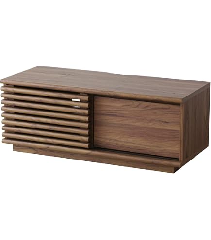 Amazon｜幅120cm テレビ台 ミドルタイプ LBR ライトブラウン 薄茶色 桐