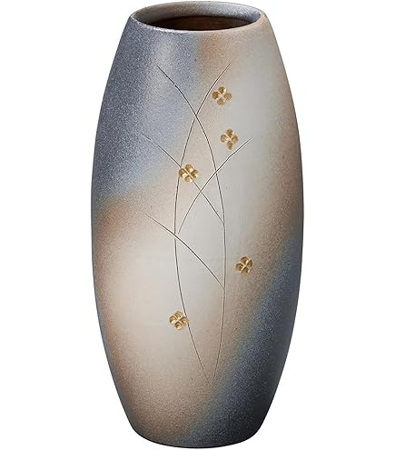 Amazon.co.jp: 花瓶 土ごよみ 明山作 信楽焼 管理.KTSG : ホーム＆キッチン