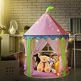 キッズテント-KINDEN 子供用テント キラキラLEDスターライト付き プレゼント 秘密基地...