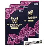 コンドーム グラマラスバタフライ ホット 500 6個入 【ぬくもり溢れるフィット感】 3箱セット スティックローション