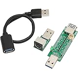 PCエンジン USB 3.0 ゲームコントローラー コンバーター SNACアダプター用 ゲームIOボード ミスター用 ノーレイテンシーゲーミング USB延長ケーブル付き