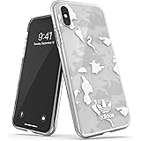 アディダスオリジナルス iPhone X/Xs ケース アディダス グラフィックプリント カモ クリア クリアケース クリアxホワイト [adidas SS21 for iPhone X/Xs Clear/White Graphic Clear Ca