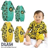 (ディラッシュ) DILASH 秋'15 ライオン柄２WAY長袖ベビードレス＆カバーオール F(フリー) ミント