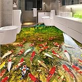 Sproud 3 D 階絵画壁紙 Non-Slip 防水厚みをバスルーム粘着壁紙 Papel De Parede 350 Cmx 245 Cm 着用着用