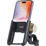 Tiakia 自転車 スマホ ホルダー スタンド けいたい オートバイ バイク スマートフォン に適用 ロードバイク クロス バイク すまほ スマートフォン振れ止め 脱落防止 携帯ホルダー 4.5-7.0 インチ に適用多機種対応 360度回転 脱着