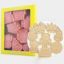 Amazon｜ヘッズ クッキー型 12個セット バースデー 数字 ろうそく