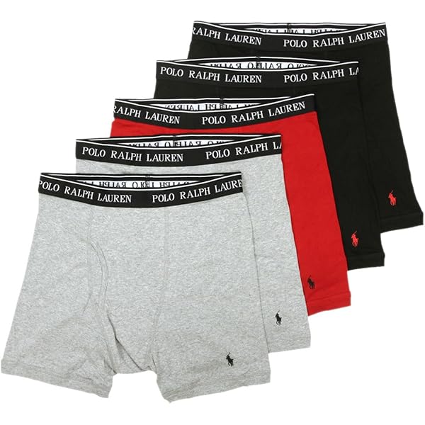 【新品】POLO RALPH LAUREN ボクサーパンツ Mサイズ 5枚セット POLO RALPH LAUREN LAUREN(ポロ ラルフローレン)ミドル ボクサー