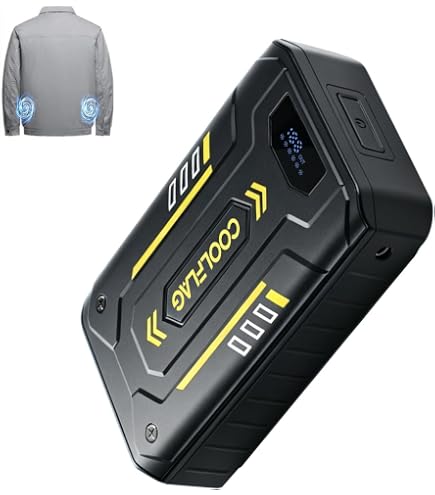 Amazon | 36Vバッテリー 30,000mAh 5段階ボルト調整 空調作業着 ファン