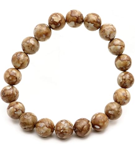 Amazon | [GOLD STONE] 姫川薬石 ブレスレット 8mm 新潟県 糸魚川産