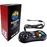 NEOGEO Mini PAD - 黒 NEO GEO Mini/NEO-GEO Arcade Stick Pro用 SNKクラシック有線ゲームコントローラ