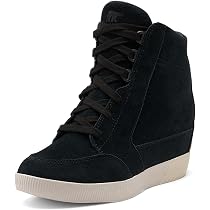 Wedge Boots — Waterproof Suede 
