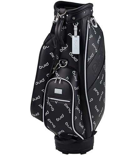 パ*ん様 PING/ピン ゴルフ ハイグレード エナメルキャディバッグ９型 超美 PING GOLF ピン ハイグレード エナメル キャディバッグ9.5型