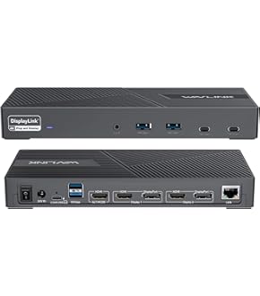 WAVLINK USB-C Universal Quad 4K (QV4K) Docking Station with 100W