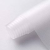 食器棚シート WochiTV シェルフライナー キャビネットシェルフ シート 裁断可能 EVA素材 高密度 滑り止め 防塵 防湿 防油 台所 引き出し テーブル 冷蔵庫 本棚 キッチンに適用 透明 ひし形(30*150cm)