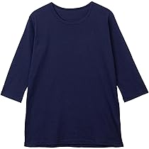 Amazon | [FLUTE.MF] Tシャツ レディース 7分袖 ゆったり 綿100