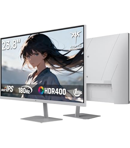 Gatsui 23.8インチ ゲーミングモニター 200Hz Amazon.co.jp: Gatsu ゲーミングモニター 白 23.8インチ 200Hz 1ms