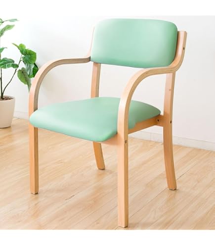 貞対椅子製作所｜介護用ダイニングチェア｜Care-AC-111 LBブラウン Care-AC-111 ダイニングチェア 肘付 座面高41cm PVC 合皮 汚れに