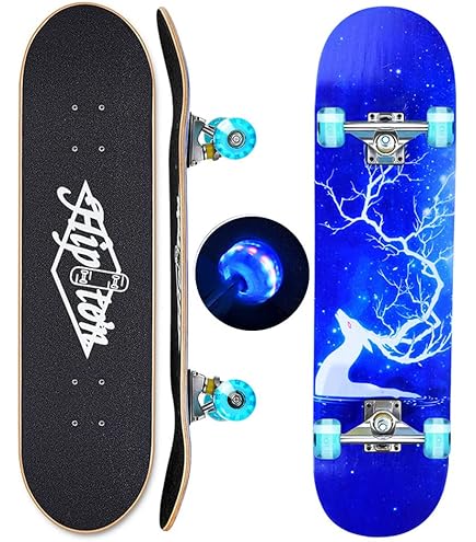 Amazon | スケートボード、コンプリートボード31 X 8インチスケート