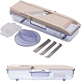 【Amazon.co.jp 限定】ベンリナー(Benriner) 万能野菜調理器 デラックスセット アイボリー 10-DX-I