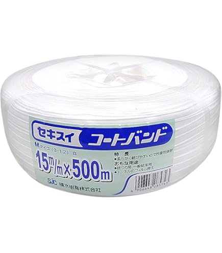 Amazon.co.jp: 強力糸型ハウスバンド シンエース S3060 巾12mm×500m×1