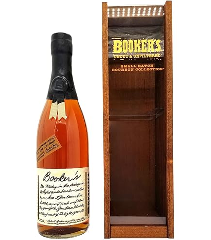 Amazon.co.jp: ブッカーズ 2024 62度 750ml 木箱入り バーボン