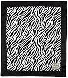 My Blankee Zebra Minky Baby Blanket, 30 X 35, Black/White by My Blankee