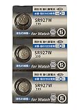 日本製 SR927W 3個 ボタン電池 sr927w 399 電池 1.55V 60mAh 3個