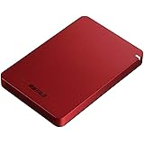 BUFFALO USB3.1(Gen.1)対応 耐衝撃ポータブルHDD 1TB レッド HD-PGF1.0U3-RDA