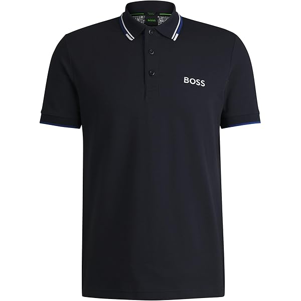 BOSS ネイビー ポロシャツ Amazon | [BOSS] [ボス] コントラストカラートリム インター