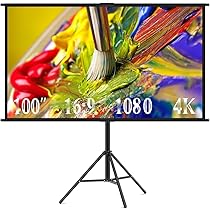 Amazon | NODIBRO プロジェクター スクリーン 自立式 4K対応 軽量 携帯