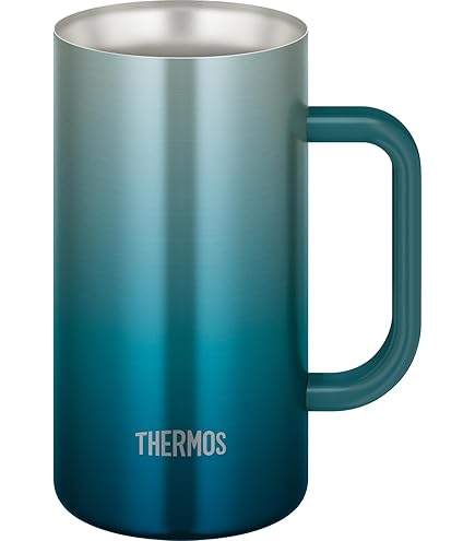 THERMOS JDK-1001 真空断熱ジョッキ1000ml 2個セット Amazon.co.jp: サーモス 真空断熱ジョッキ 1L ステンレス2 食洗