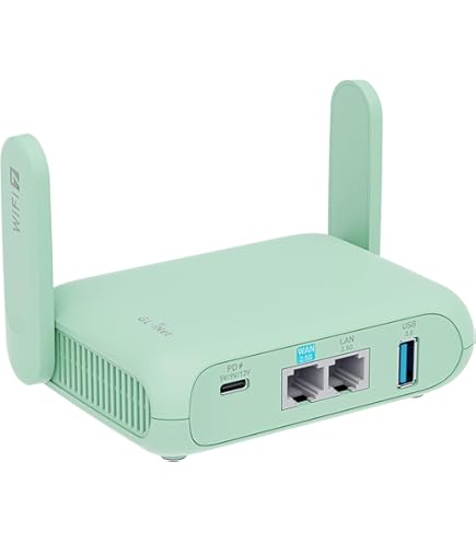 Amazon.co.jp: GL.iNet MT5000 (Brume 3) 有線接続専用 高速VPN