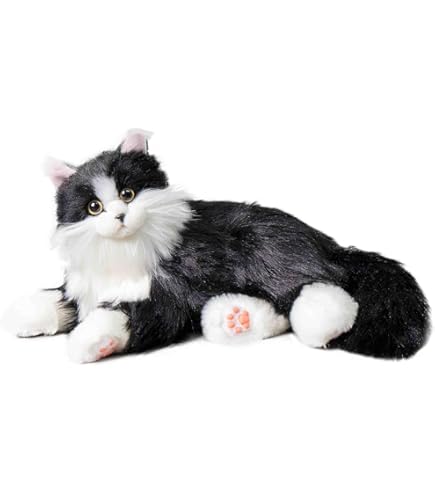 BESTEVER Cat Plush Toy, Realistic Kitty, Hand Resized, Paw