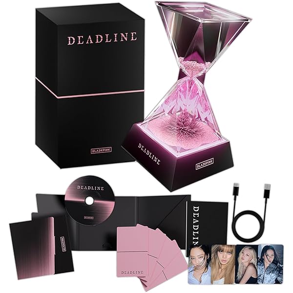 BLACKPINK DEADLINE 3rd Mini Album 6 Version Set BLACK+PINK+SILVER