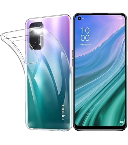 Amazon.co.jp: RuiMi 用の OPPO A54 5G ケース - クリア ソフト