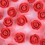 SUND　造花　バラ　花のみ　ミニ　花ボール　50輪セット　DIY　手作り　インテリア　雑貨　花部分のみ　シルクフラワー　可愛いカラバリ 高品質　造花　枯れない　結婚式　誕生日　発表会　入学式　卒業式