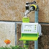 amzmonnsuta LCD自動散水タイマー 電池式 LCD デジタルタイマー 水やり・灌漑 芝生・鉢植え・畑・ガーデニング 用 スマートソレノイドバルブ 散水機タイマー