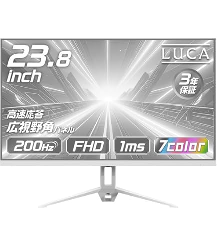 cocopar 24.5インチ ゲーミングモニター ホワイト Amazon.co.jp: cocopar モニター 24.5インチ 白 Type-C 200Hz